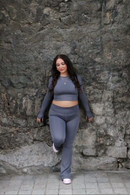 Flare long sleeve set￼