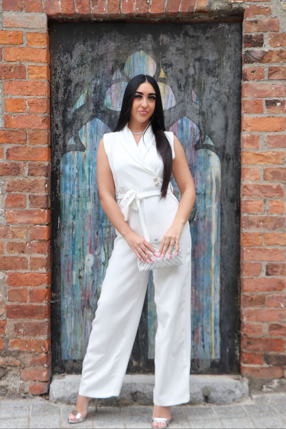 Button Detail Jumpsuit